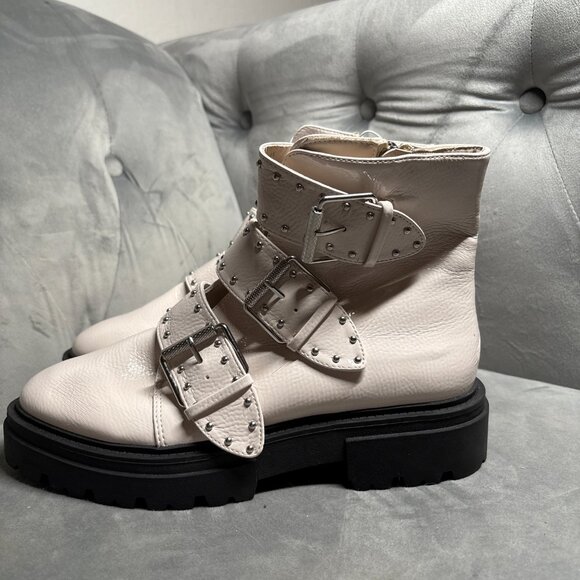 Steven by Steve Madden Alaine Studded Lug Sole Boots – Women’s Size 8.5 - Picture 5 of 11